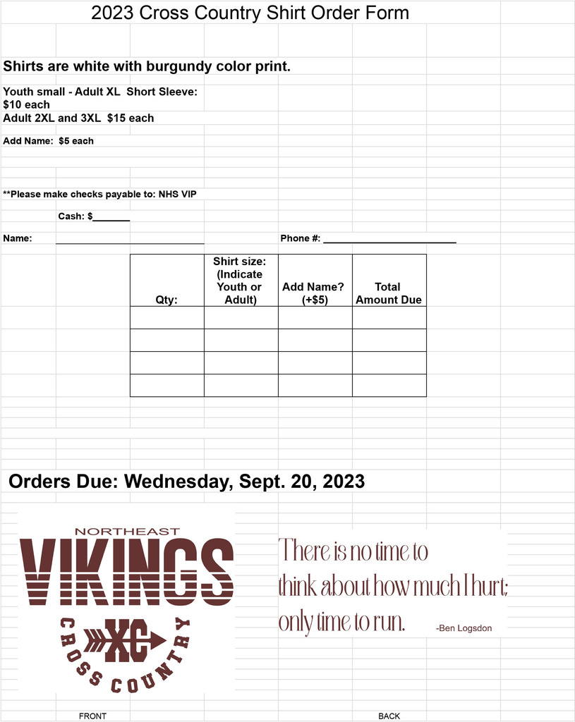 CC shirt form